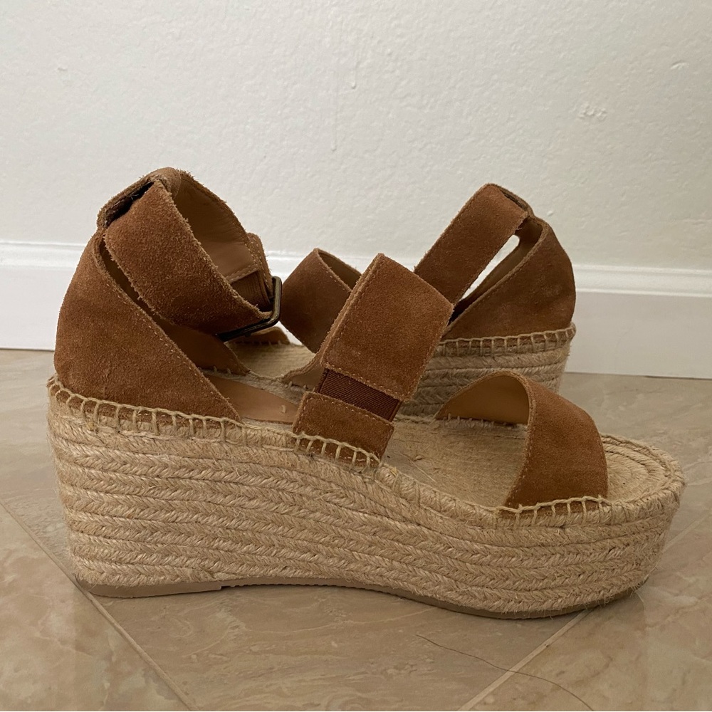 Soludos Palma platform sandal in walnut